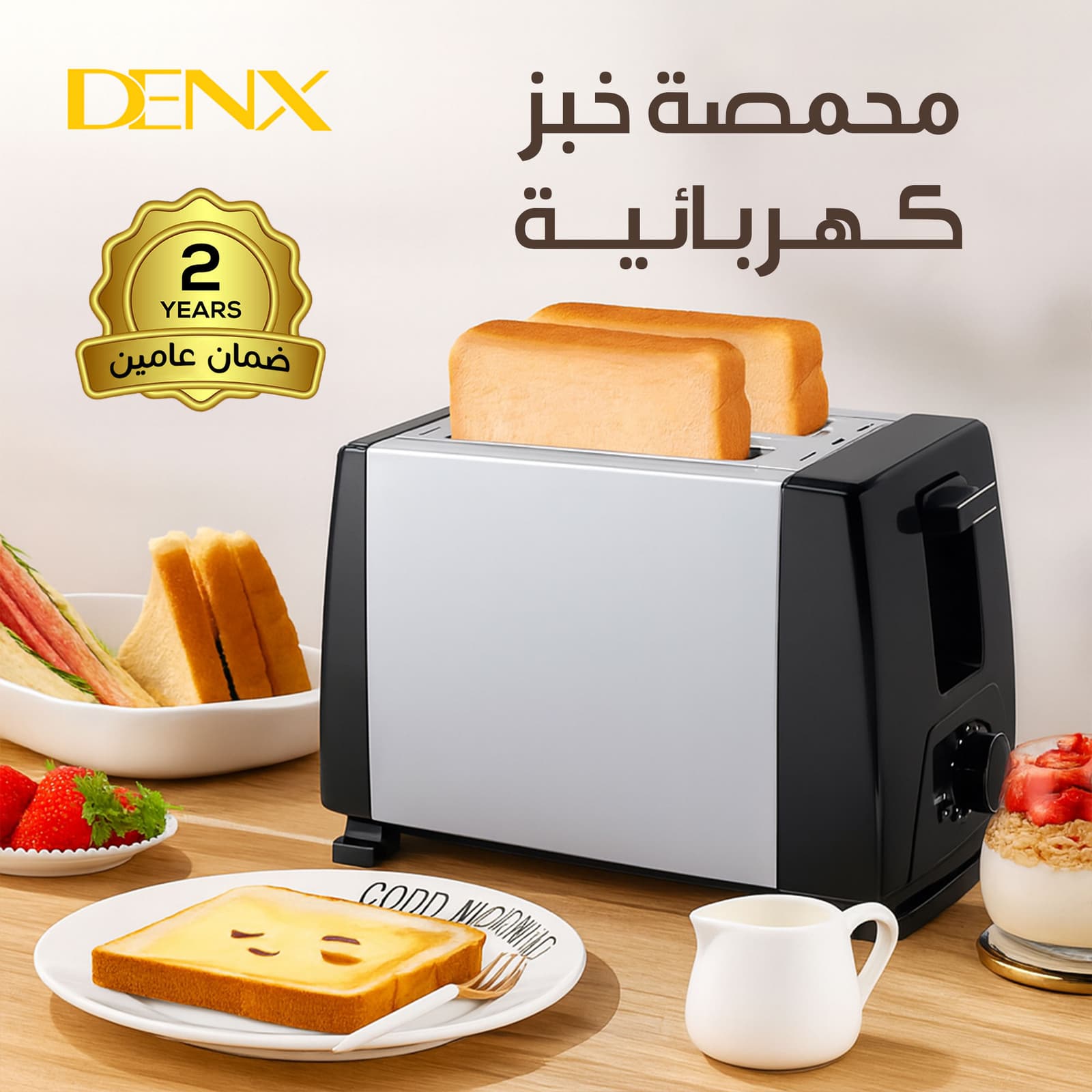 محمصة خبز كهربائية بضمان عامين - أدوات المطبخ - صورة 2