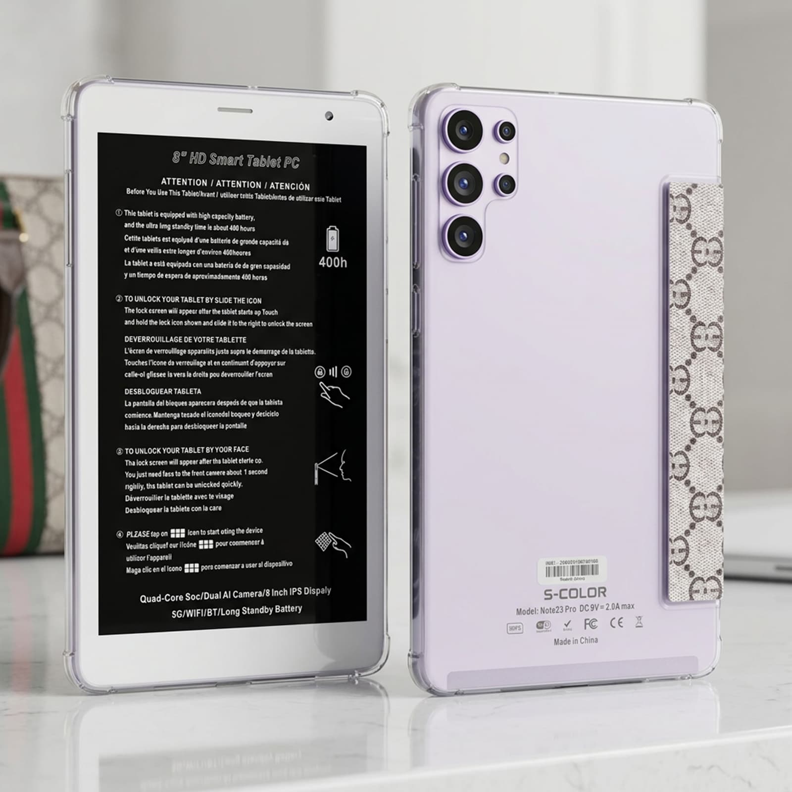 تابلت Note 23 بكيبورد و ماوس بلوتوث (ضمان 6 اشهر ) + مجموعة هدايا - تابلتس - صورة 3
