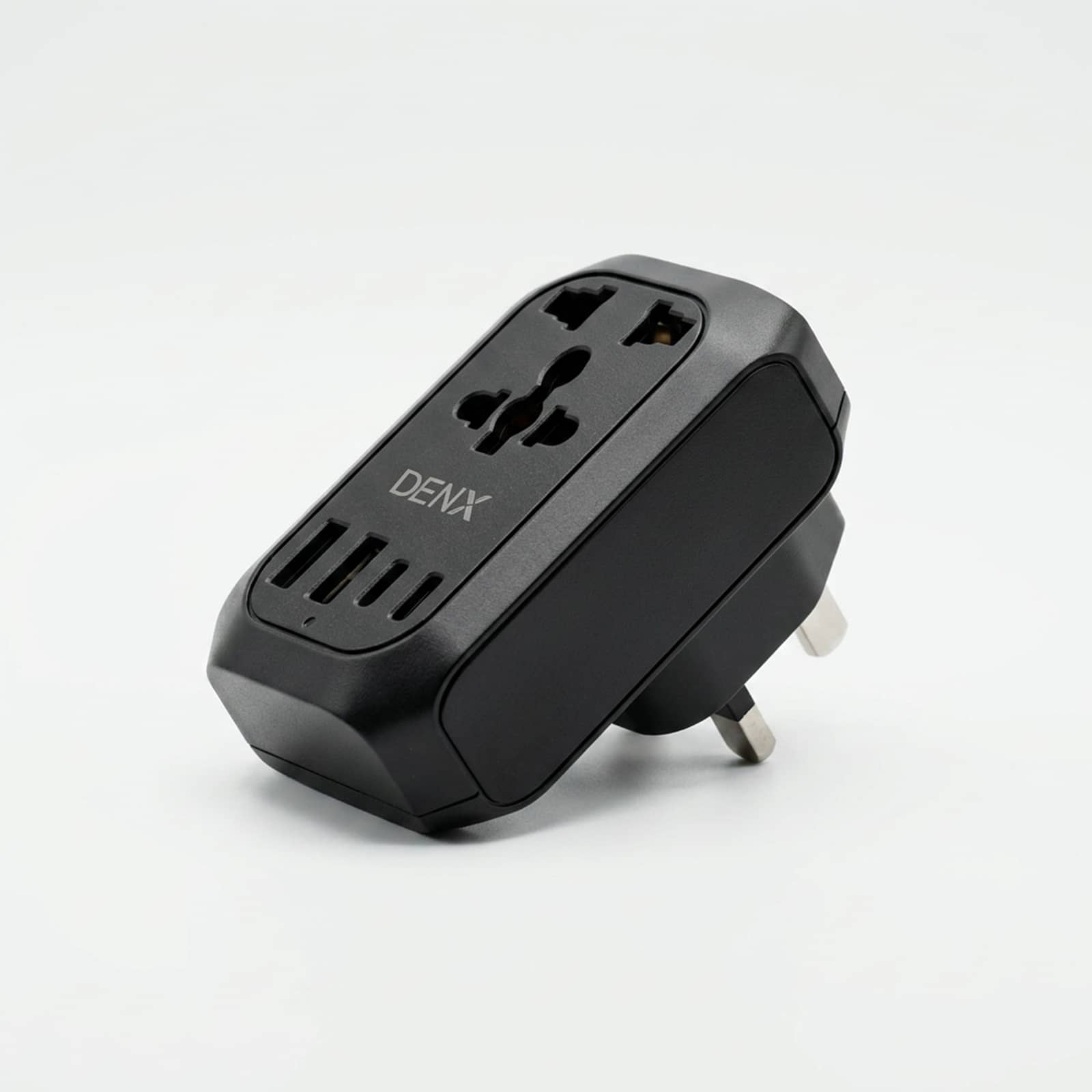 شاحن كل منزل متعدد المداخل (2 مدخل Type -C + مدخلين USB + مدخل فيشة ) بسرعة 20 W سعر الجملة