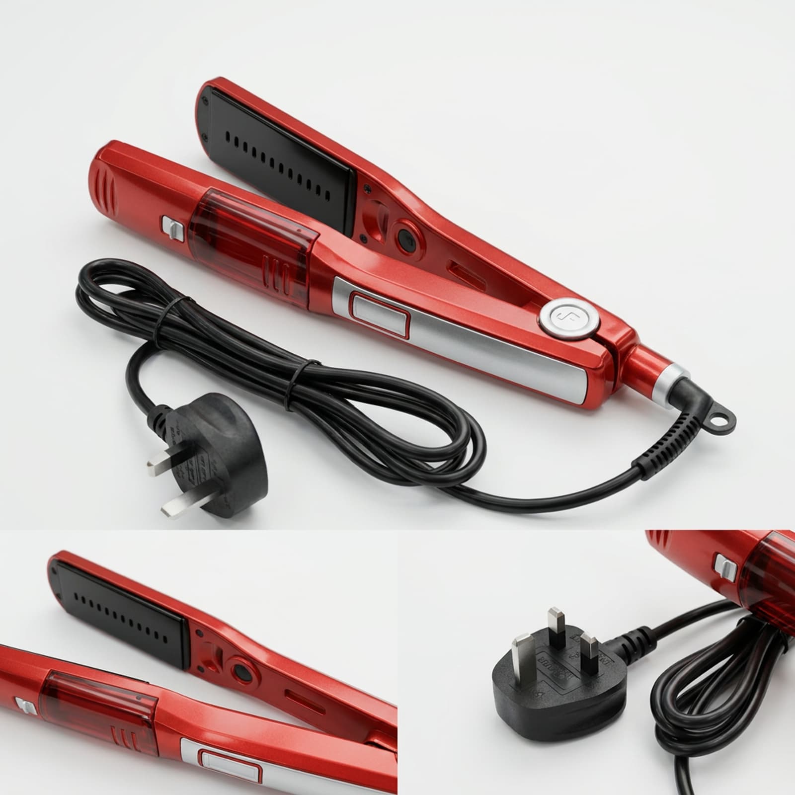 مكواة فرد الشعر بالبخار مع 5 إعدادات للحرارة شبيهة Babyliss - مكواة فرد الشعر - صورة 4