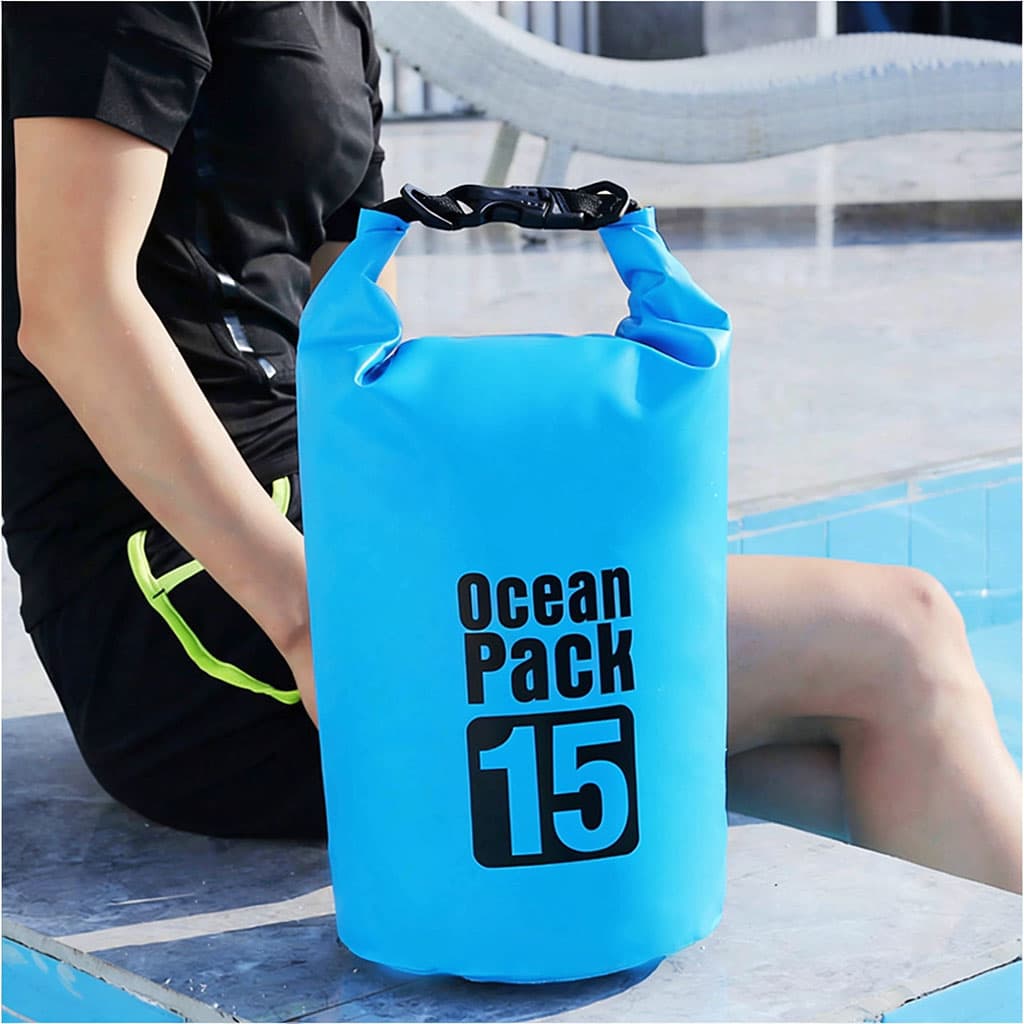Sac Étanche Ocean Pack Dry Bag 15L Haute Résistance avec Double Bretelles - حقيبة مقاومة للماء بالكامل بسعة 15 لتر - Vacance & Loisir - صورة 1