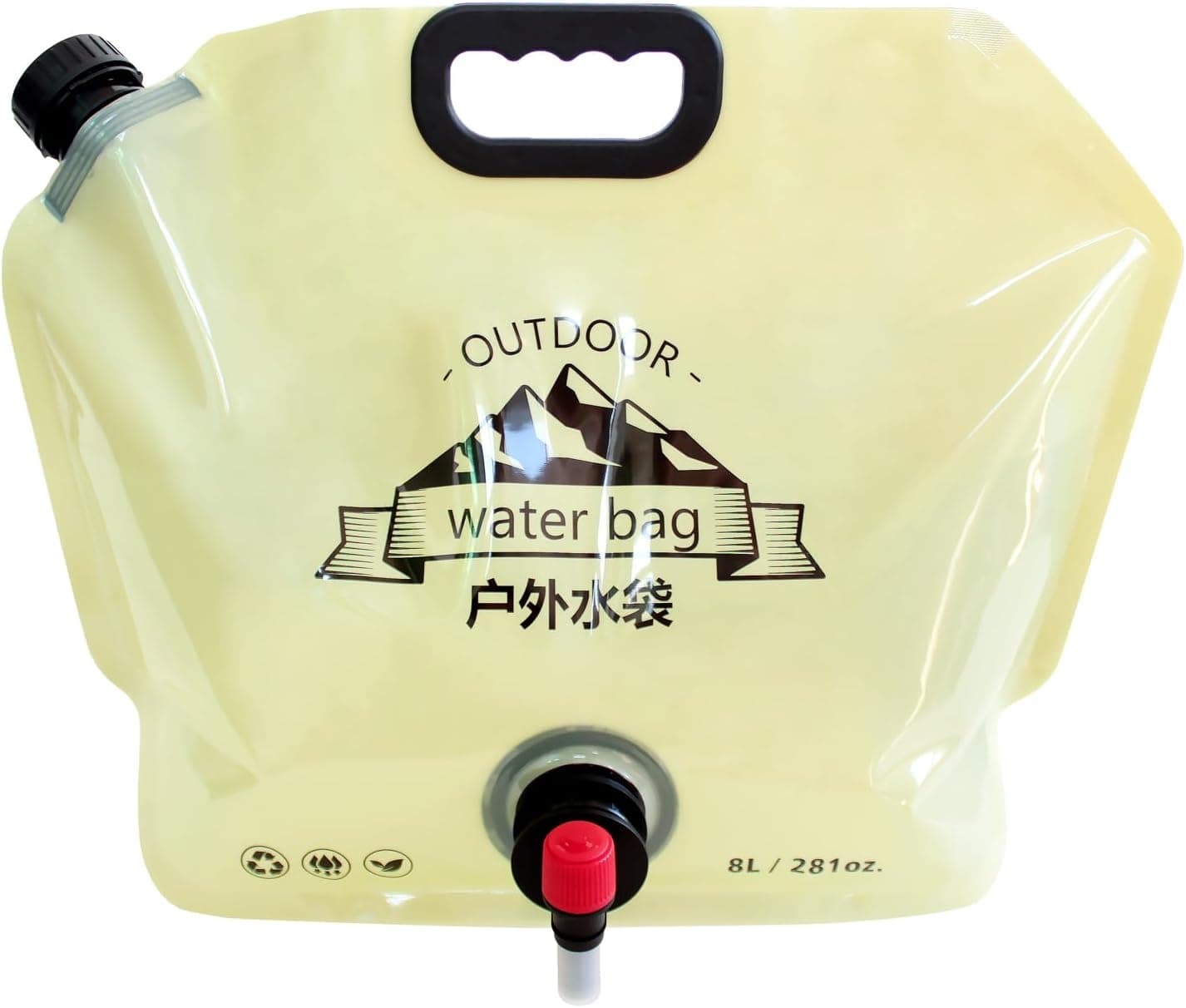 Réservoir d'Eau Pliable 8L Portable pour Camping et Randonnée - خزان مياه قابل للطي سعة 8 لتر للرحلات والخرجات - Camping et Randonnée - صورة 8