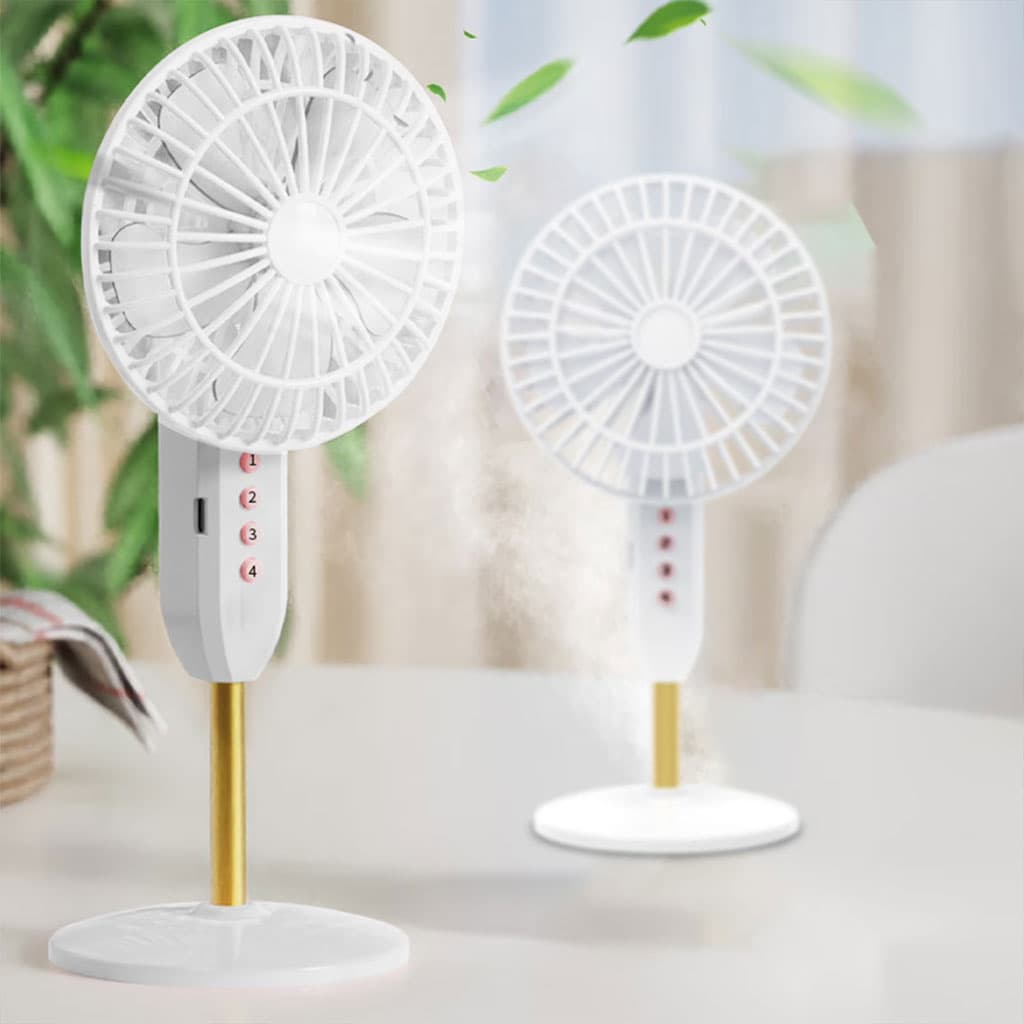Mini Ventilateur de Bureau Portable USB - Ultra-Silencieux avec Batterie 1200mAh - مروحة المكتب اللاسلكية والمحمولة فائقة الهدوء بـ 3 سرعات - Produits de saison - صورة 3
